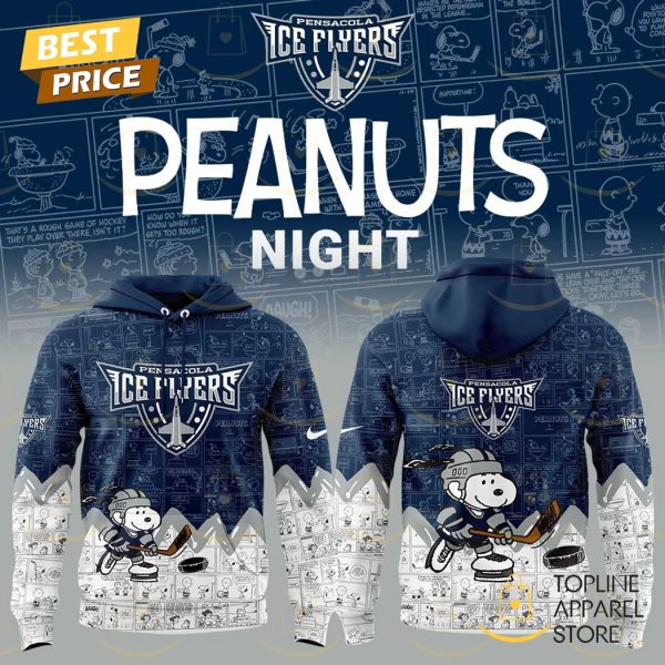 Pensacola Ice Flyers x Peanuts Night 75th Anniversary Hoodie