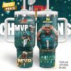 Jalen Hurts MVP Super Bowl LIX Champions Philadelphia Eagles – Hurts So Good Tumbler With Handle And Straw