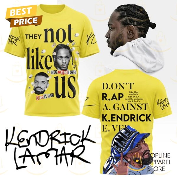 Kendrick Lamar They Not Like Us Signature 3D T-Shirt