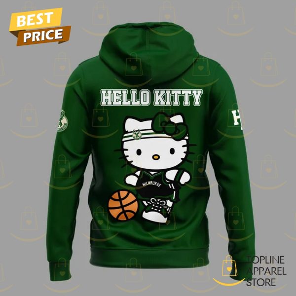 Milwaukee Bucks x 2025 Hello Kitty Hoodie – Green