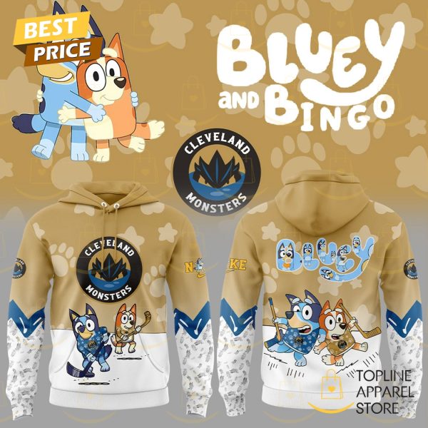 Cleveland Monsters x Bluey And Bingo Hoodie