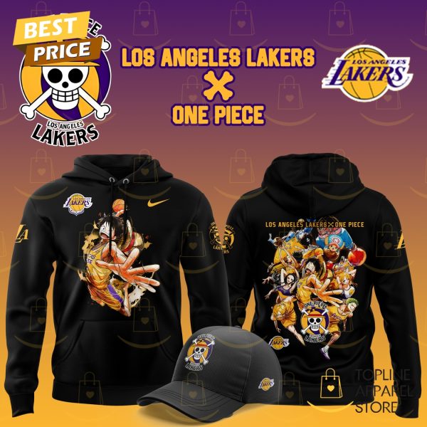 Los Angeles Lakers x Luffy One Piece The Straw Hat Pirates Hoodie