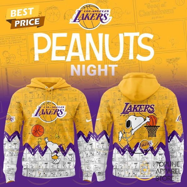 Los Angeles Lakers x Peanuts Night Hoodie