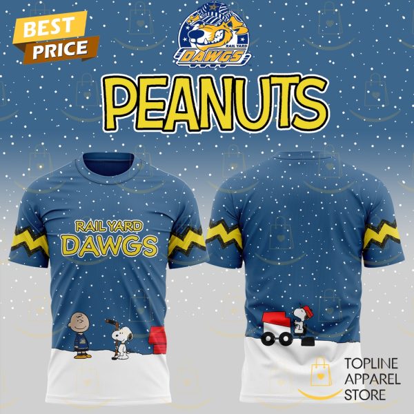 Roanoke Dawgs x Peanuts Night 75 Years 3D T-Shirt