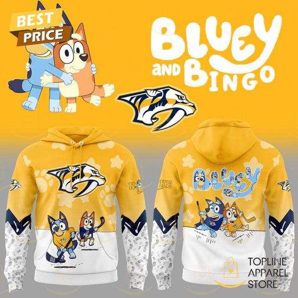 Nashville Predators x Bluey And Bingo Hoodie