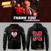 Nebraska Cornhuskers Thank You Coach John Cook Hoodie