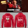 Nebraska Cornhuskers Thank You Coach John Cook Hoodie – Black