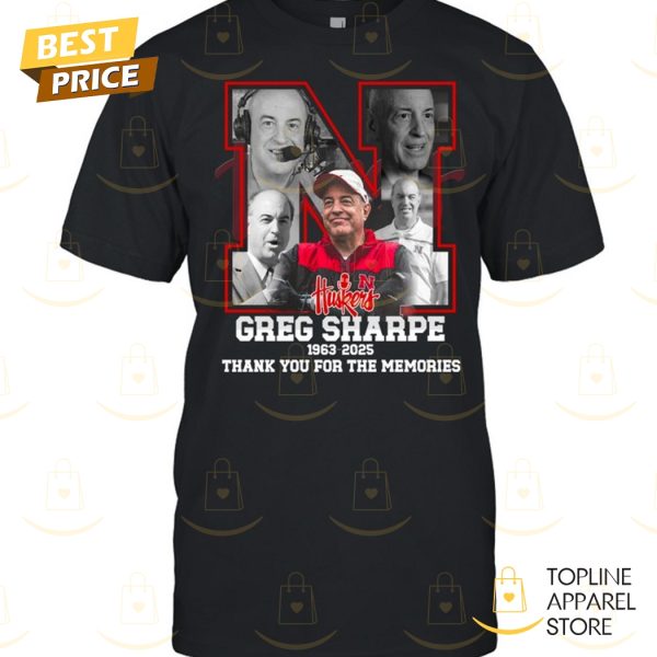 Greg Sharpe 1963-2025 Thank You For The Memories Unisex T-Shirt