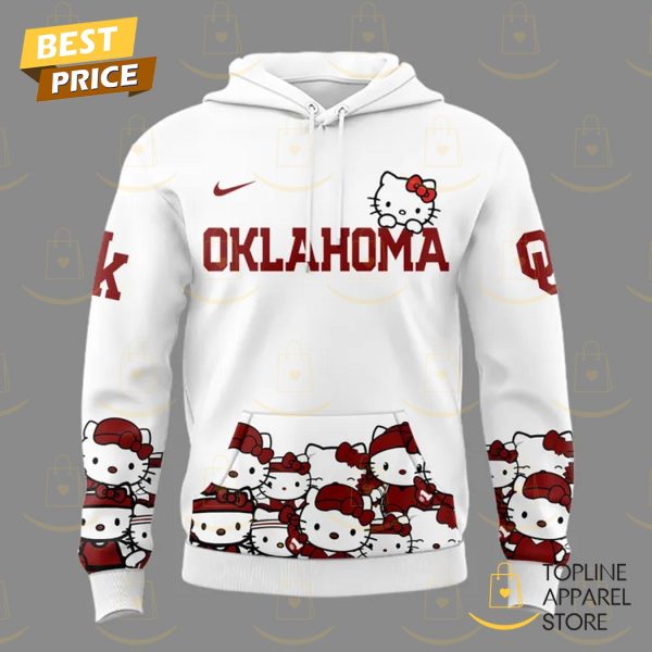 2025 Oklahoma Sooners Women Softball x Hello Kitty Hoodie – Red