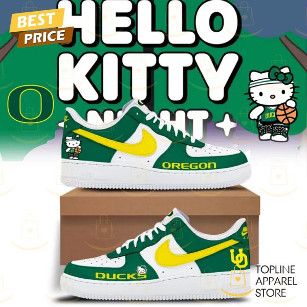 Oregon Ducks Women Basketball x Hello Kitty Air Force 1