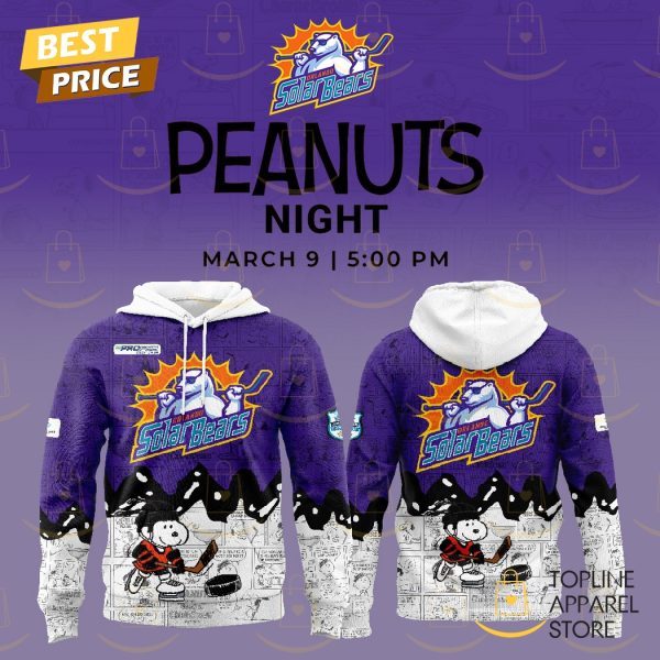 Orlando Solar Bears 75th Anniversary Of Peanuts Hoodie