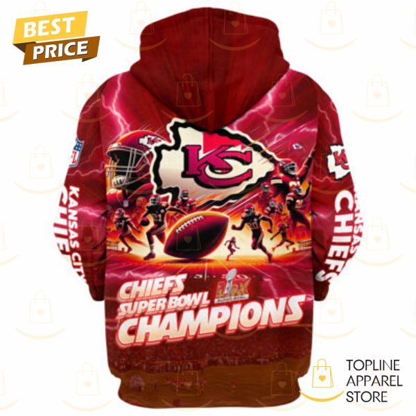 2025 LIX Super Bowl Champion Kansas City Chiefs Hoodie