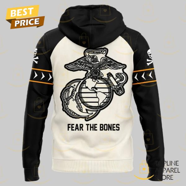 Navy Midshipmen Fear The Bones Design Hoodie