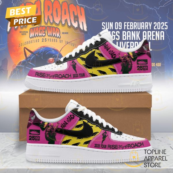 Papa Roach Rise Of The Roach Tour Air Force 1