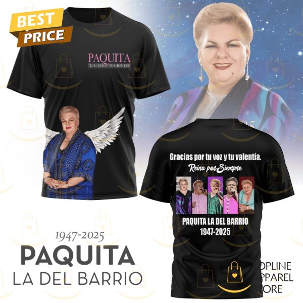 Paquita La Del Barri 1947-2025 3D T-Shirt