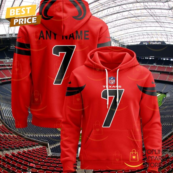 Personalized 2025 Houston Texans Design Hoodie – Red