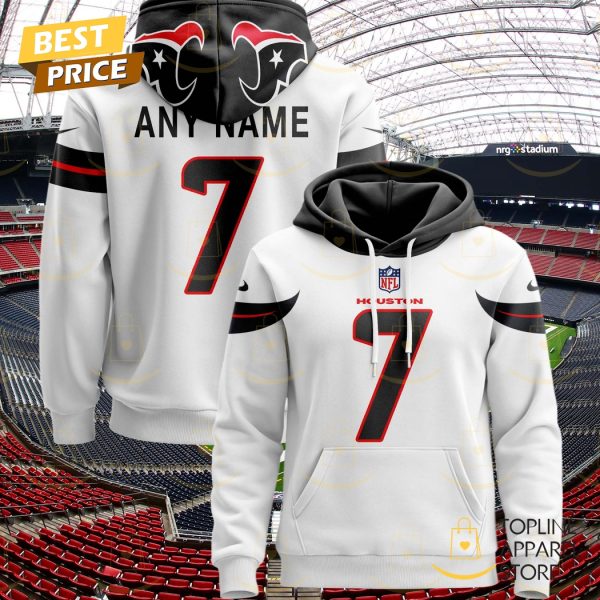 Personalized 2025 Houston Texans Design Hoodie – White