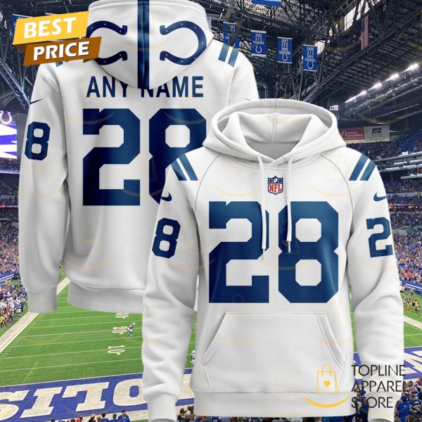 Personalized 2025 Indianapolis Colts Design Hoodie – White