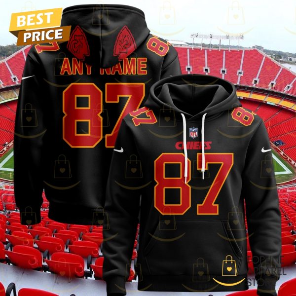 Personalized 2025 Kansas City Chiefs Design Hoodie – Black