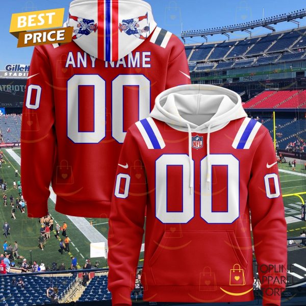 Personalized 2025 New England Patriots Design Hoodie – Red