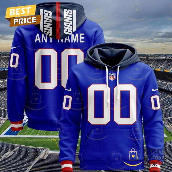 Personalized 2025 New York Giants Design Hoodie – Blue