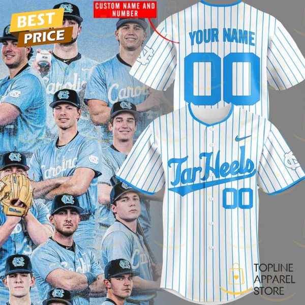 Personalized North Carolina Tar Heels 2025 Baseball Jersey