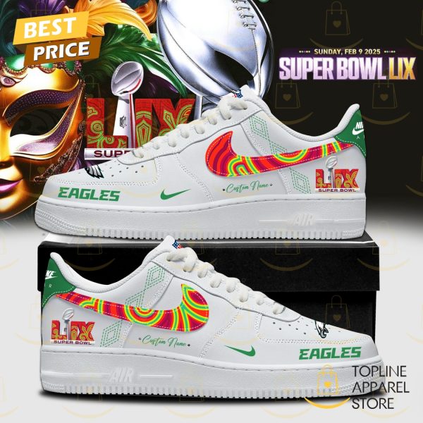 Personalized Philadelphia Eagles Super Bowl LIX Champions 2025 Air Force 1