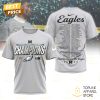 Ready To Roll Super Bowl LIX Champions Philadelphia Eagles 3D T-Shirt