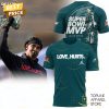 Philadelphia Eagles Love Hurts MVP Super Bowl LIX Champions Signature 3D T-Shirt – White