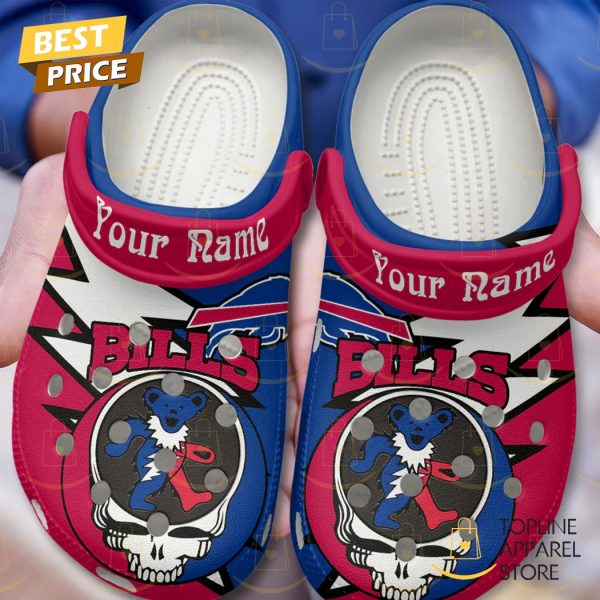 Personalized Buffalo Bills x Grateful Dead Crocs