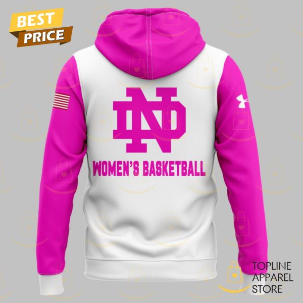 Notre Dame Fighting Irish Womens Basketball 2025 Hoodie – Pink