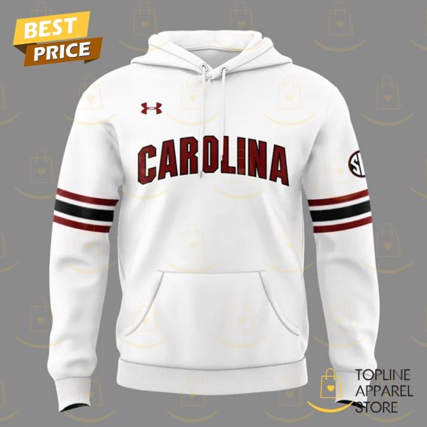 2025 South Carolina Gamecocks Softball Hoodie – White