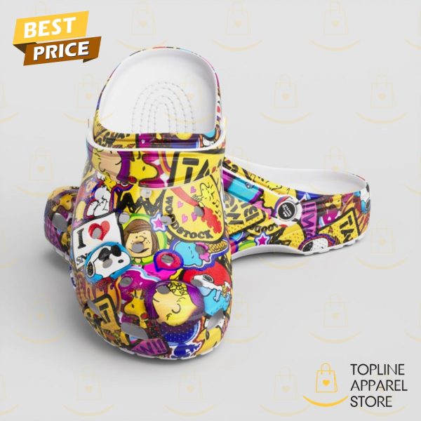 Snoopy Flower Crocs Shoes