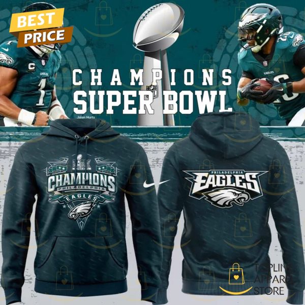 Super Bowl LIX Champions Philadelphia Eagles Hoodie