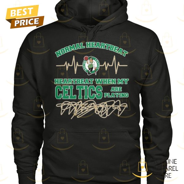 Normal Heartbeat When My Boston Celtics Are Playing Unisex T-Shirt