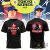 2025 Tokyo Series Tour Los Angeles Dodgers 3D T-Shirt – Black