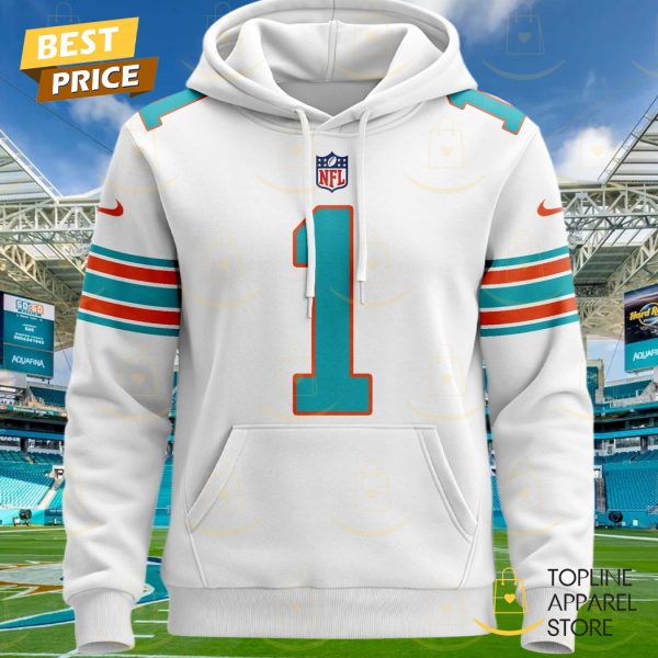 Personalized 2025 Miami Dolphins Design Hoodie – White