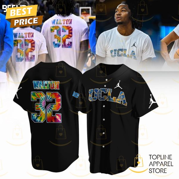 Ucla Honors The Late Bill Walton 32 Baseball Jersey – Black