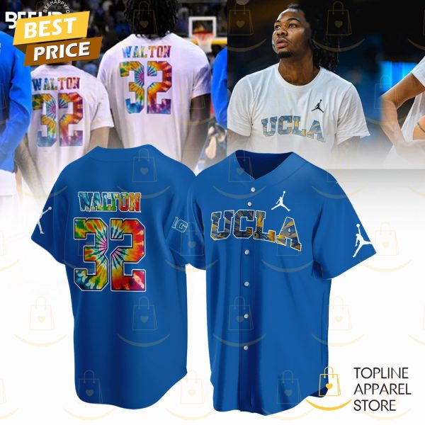 Ucla Honors The Late Bill Walton 32 Baseball Jersey – Blue