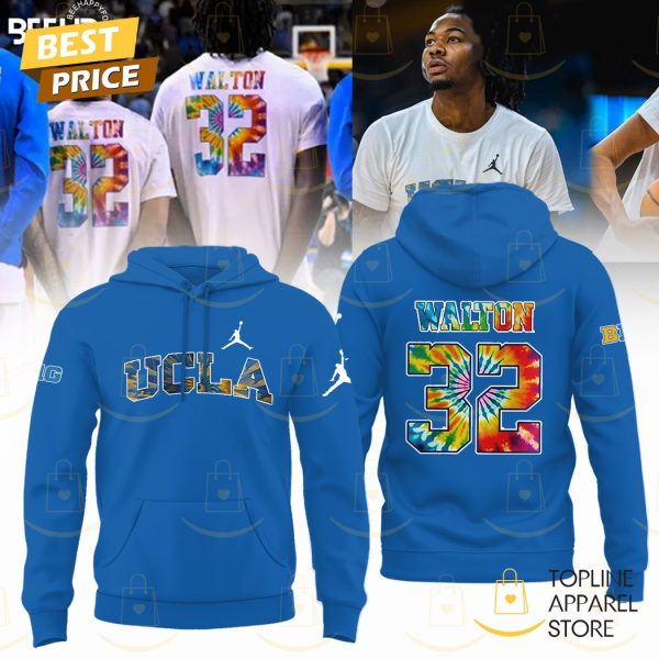 Ucla Honors The Late Bill Walton 32 Hoodie – Blue