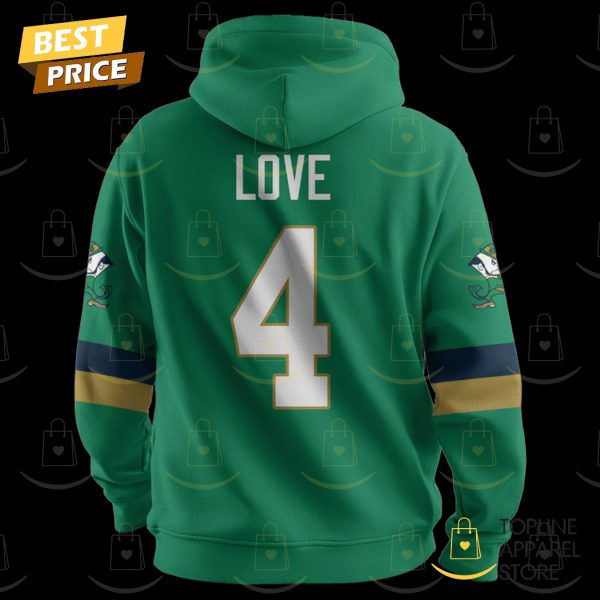 Notre Dame Fighting Irish Football Love Hoodie