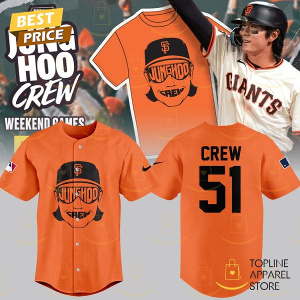 San Francisco Giants Jung Hoo Crew Weekend Games Baseball Jersey