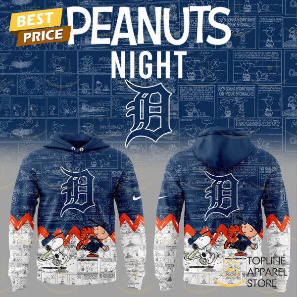 Detroit Tigers x Peanuts Night 75th Anniversary Hoodie