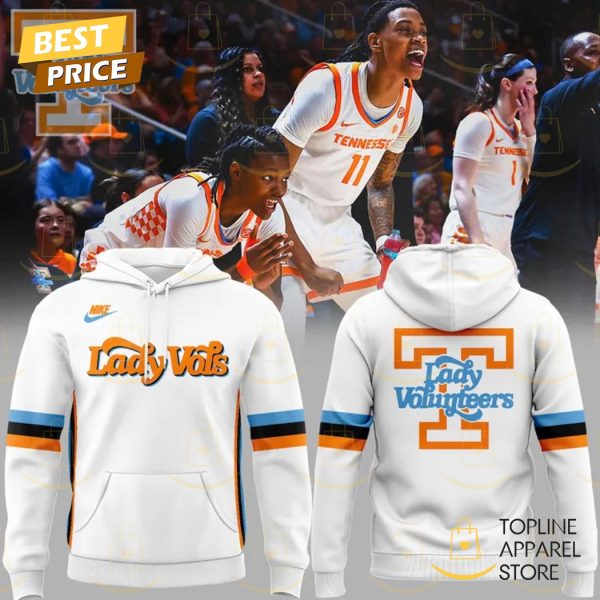 Tennessee Volunteers Lady Vols 2025 White Hoodie