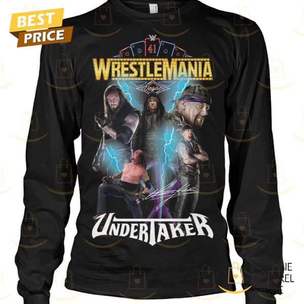 Wrestlemania WWE Underlaker Siganture Unsiex T-Shirt