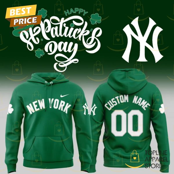 Personalized New York Yankees St. Patrick Day Hoodie