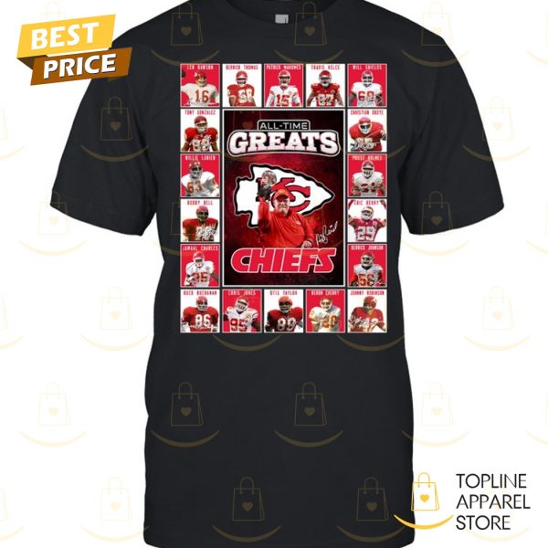 All-Time Greats Kansas City Chiefs Signature Unisex T-Shirt