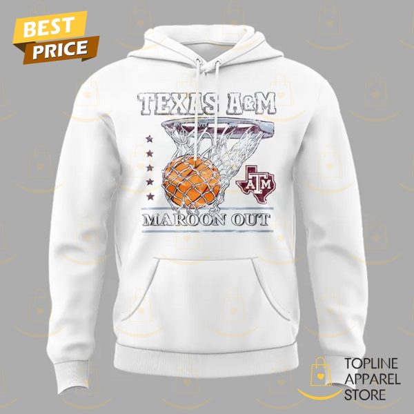 Texas A&M Aggies Basketball Maroon Out Hoodie