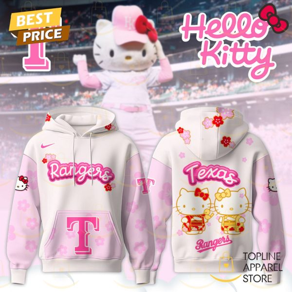 Texas Rangers x Hello Kitty Night Happy Girls Day Hoodie