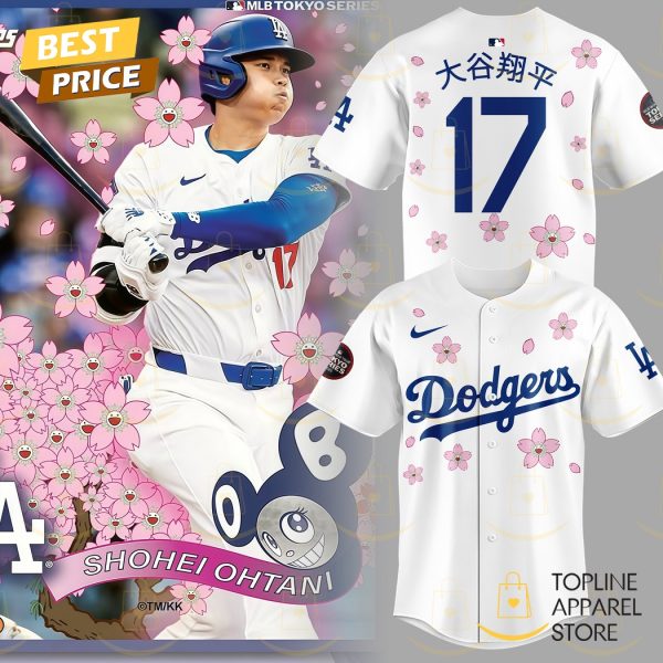 2025 Los Angeles Dodgers Shohei Ohtan Tokyo Series Baseball Jersey